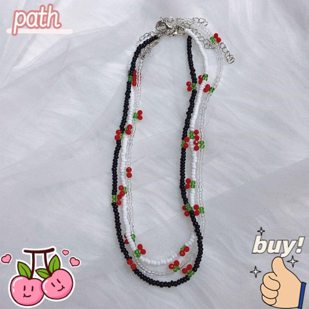 PATH Vòng cổ Hạt Trong Suốt Thời Trang Cho Nữ