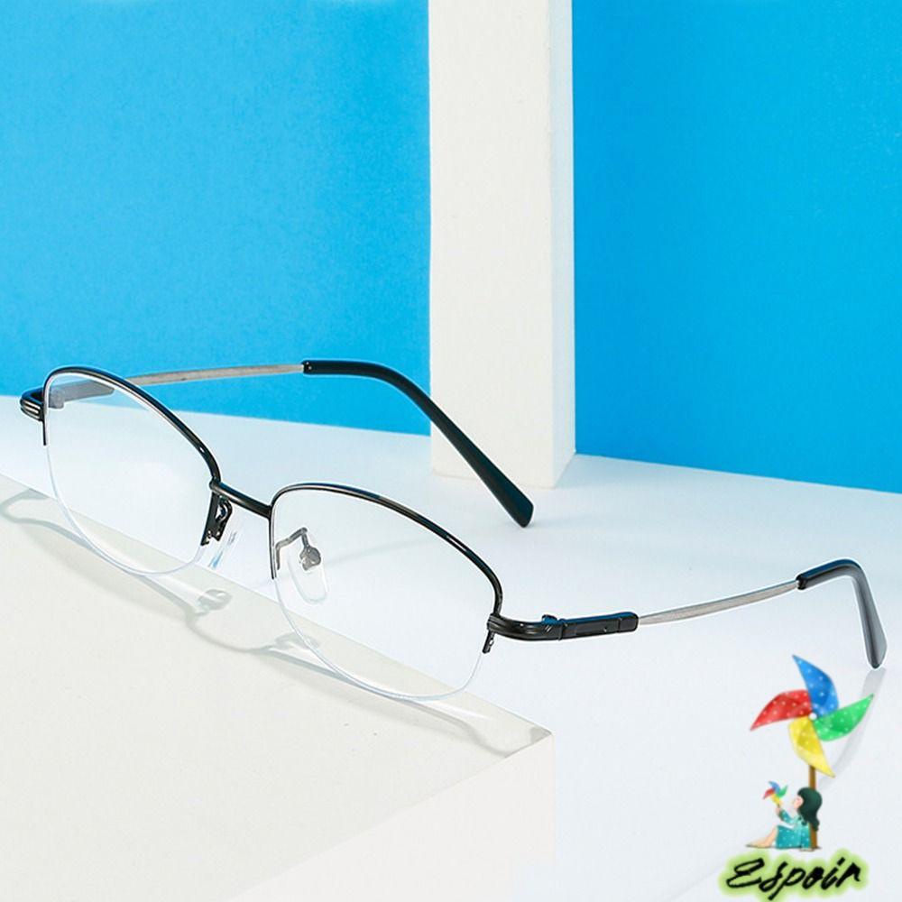 ESPO Kính Đọc Sách Nửa Gọng Chống Ánh Sáng Xanh Phong Cách Vintage