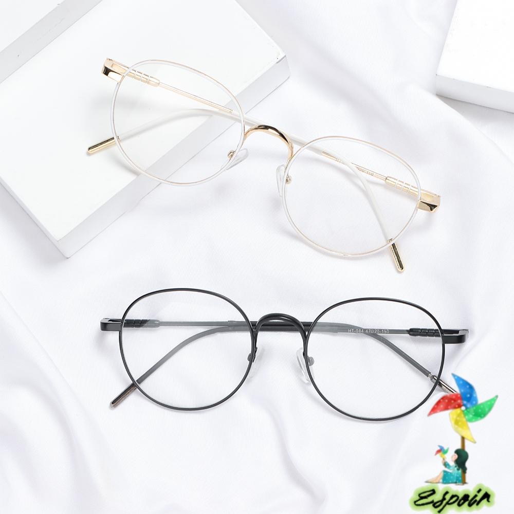 ESPO Kính Gọng Kim Loại Tròn Siêu Nhẹ Thời Trang