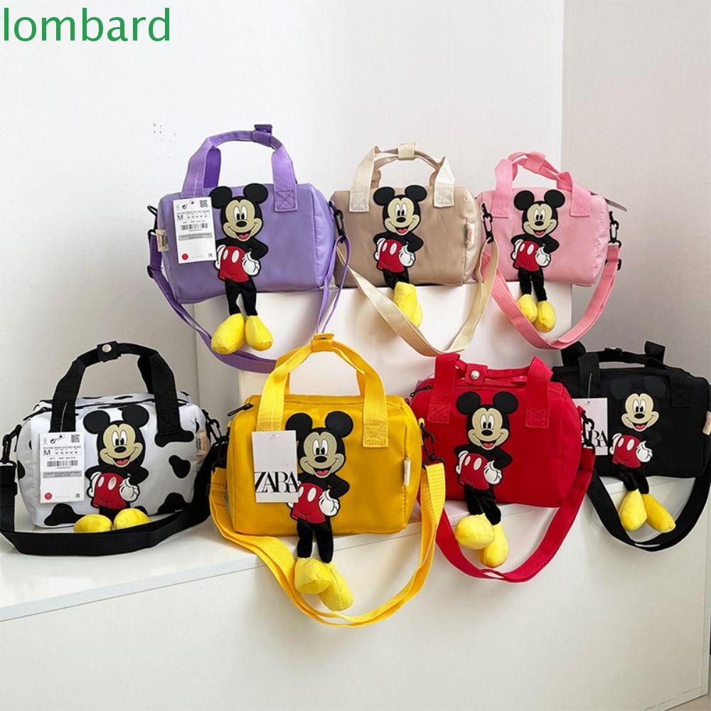 Túi Đeo Vai Sức Chứa Lớn Bằng Nylon In Họa Tiết Hoạt Hình Dễ Thương Thời Trang
