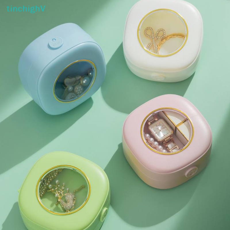 [TinchighV] Hộp Đựng Trang Sức Hai Tầng Tiện Lợi