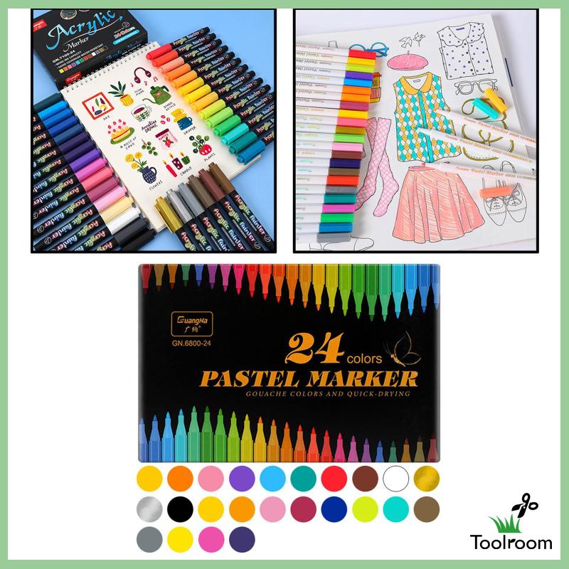 Bộ Bút Vẽ Nghệ Thuật Chống Thấm Nước Bằng Acrylic