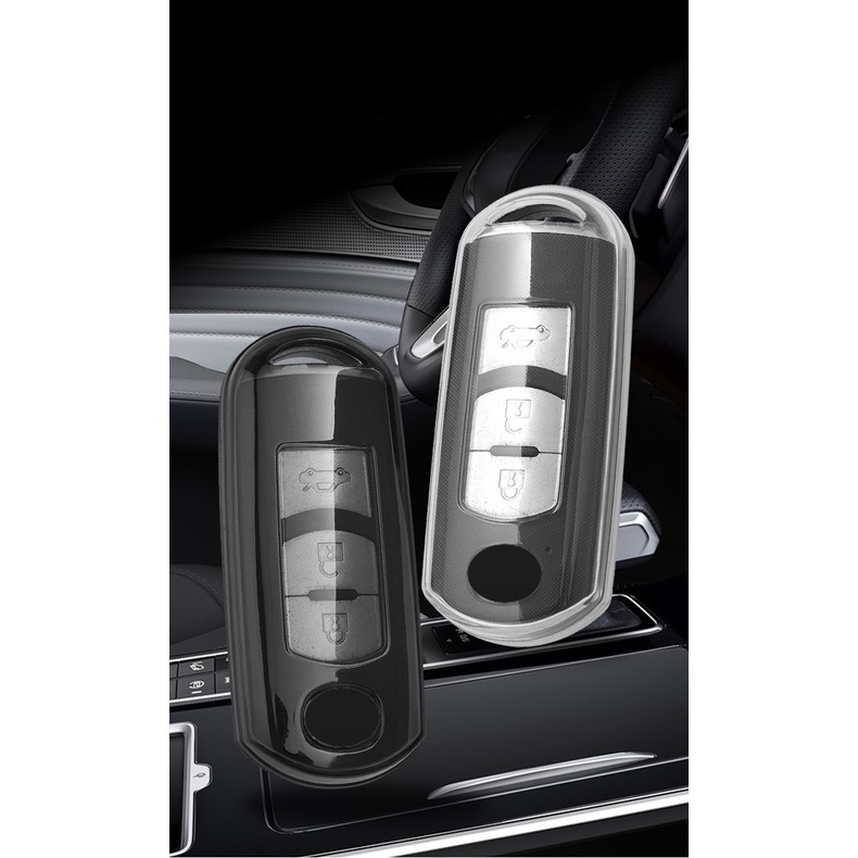 Ốp Chìa Khóa Xe Hơi Bằng TPU Dành Cho Mazda 2 3 6 Atenza Axela Demio CX-5 CX5 CX-3 CX7 CX-9 CX30 2016 2017 2018 2019 2 3 4 Nút