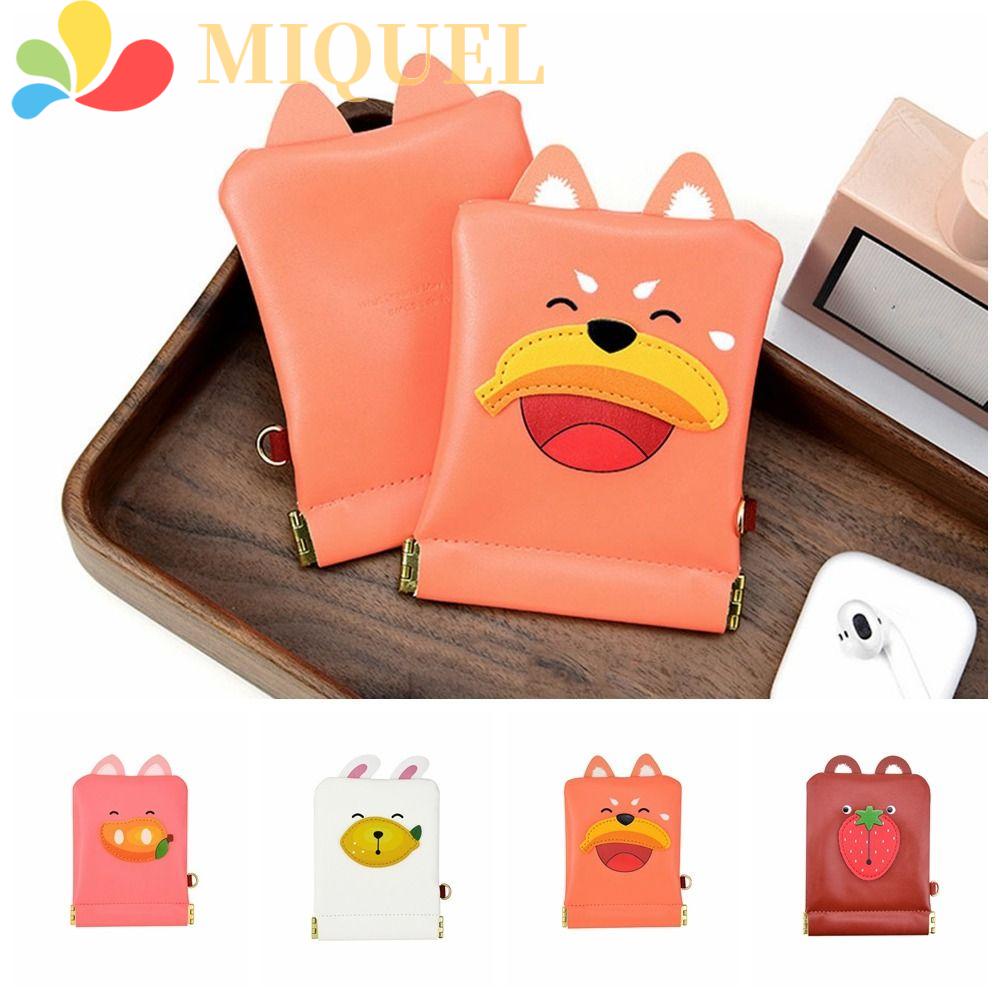 MIQUEL Túi Đựng Mỹ Phẩm Bằng Da PU Họa Tiết Hoạt Hình Sáng Tạo Cho Nam Và Nữ