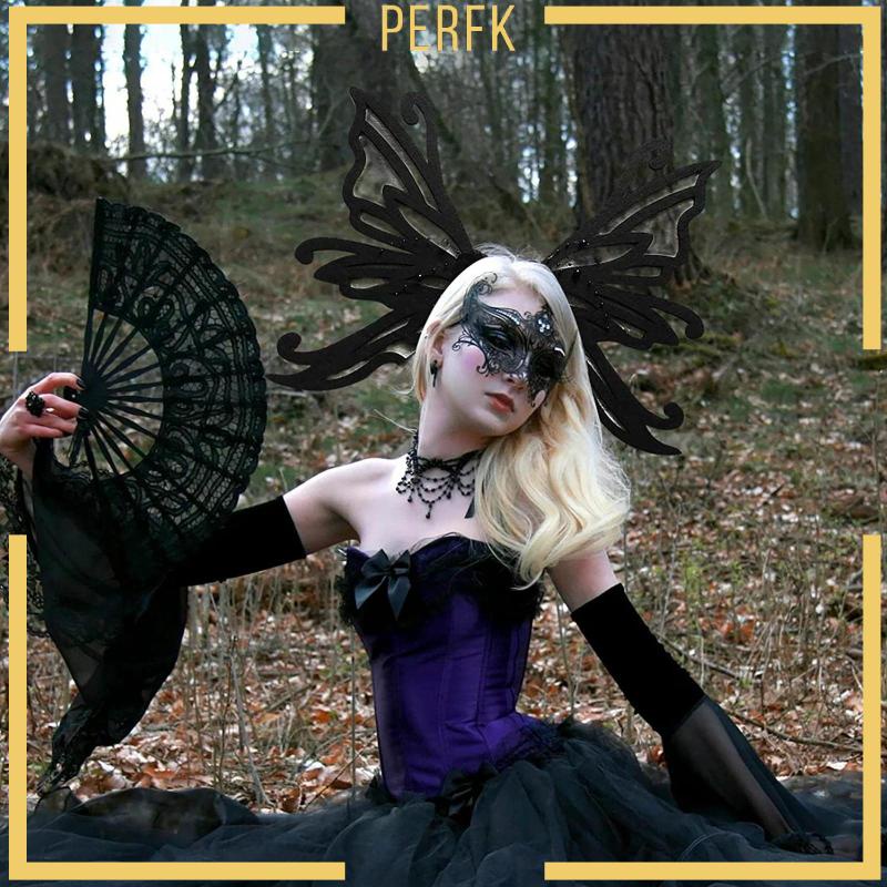 Kẹp Tóc Hình Bướm Phong Cách Gothic