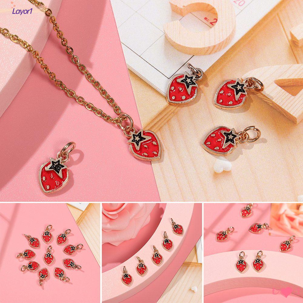 LAYOR1 Set 10 / 10 Nút Mini Dùng Để Trang Trí Túi Xách / Vòng cổ / Giày Cao Cấp