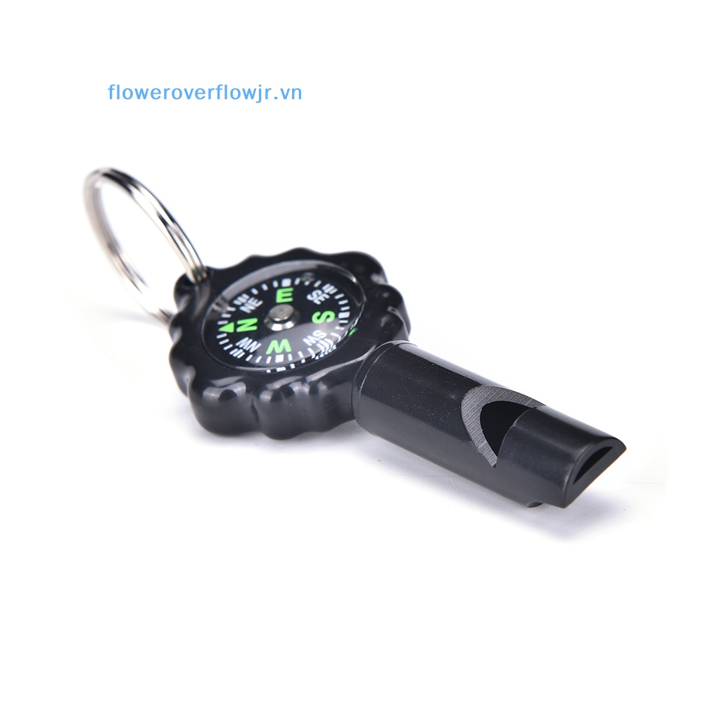 Còi Thổi Sinh Tồn Tích Hợp La Bàn &amp; Nhiệt Kế Đèn LED