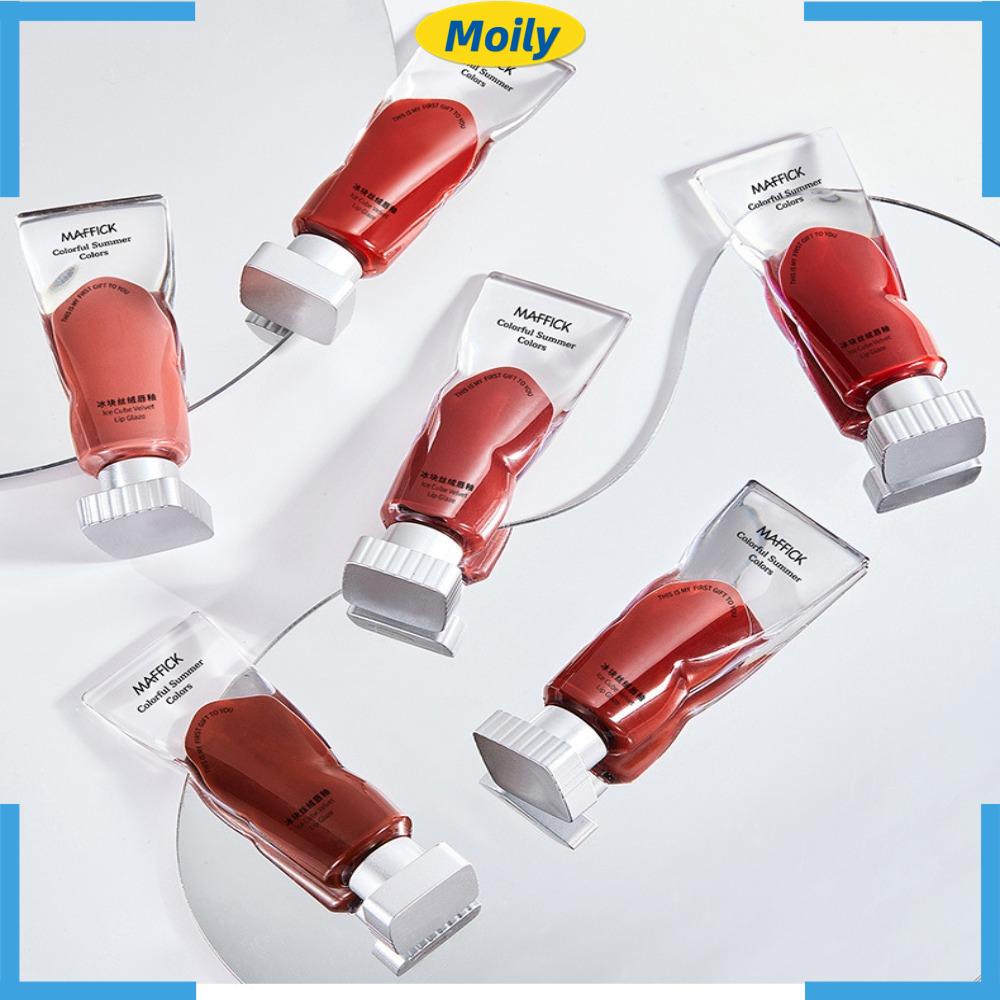 MOILYVN Son Môi 6 Màu Sắc Tùy Chọn Quyến Rũ Không Dễ Phai Lâu Trôi Chống Dính Cốc