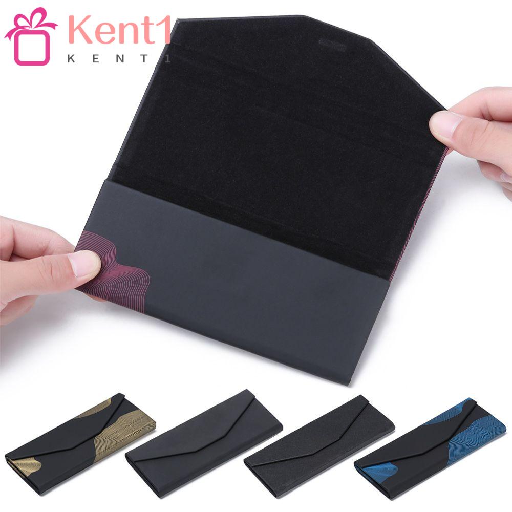 KENT1 Hộp Đựng Mắt Kính Hình Tam Giác Có Thể Gấp Gọn Tiện Dụng