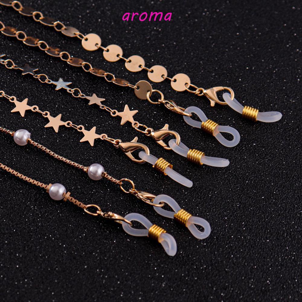 AROMA Dây Đeo Mắt Kính Bằng Kim Loại Dành Cho Nam Và Nữ