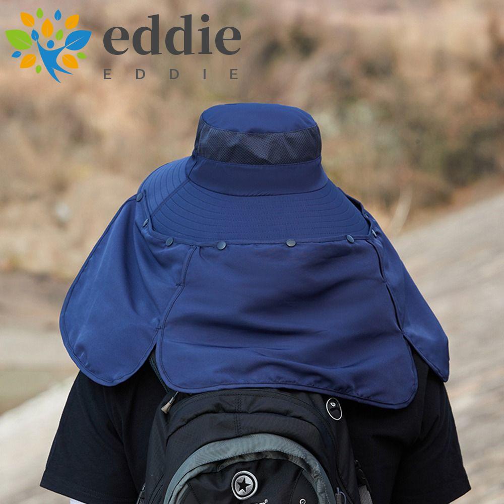 26EDIE Mũ Tai Bèo Chống Nắng Chống Tia Cực Tím Phối Lưới Rỗng Vành Rộng Bảo Vệ Cổ Khi Đi Câu Cá / Leo