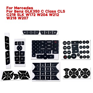 Seas Điều Hòa Không Khí Nút Nút Decal Sửa Chữa Xe Hơi Miếng Dán Cho W204 S204 C204 R172 W212