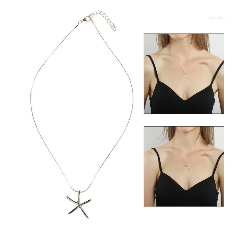 Vòng Cổ Choker Hình Sao Biển Có Thể Điều Chỉnh Kích Cỡ Dành Cho Nữ