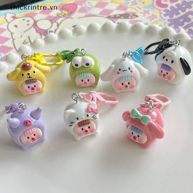 Móc Khóa Hình Cinnamoroll Mini Dễ Thương