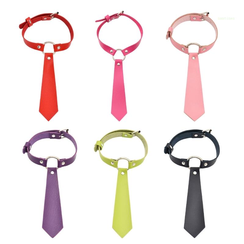 Vòng Cổ Choker Da Mềm Có Thể Điều Chỉnh Phong Cách Punk Cá Tính