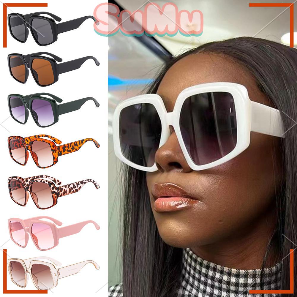 SUMU Kính Mát Oversized Chống Tia UV400 Thời Trang Cho Nữ