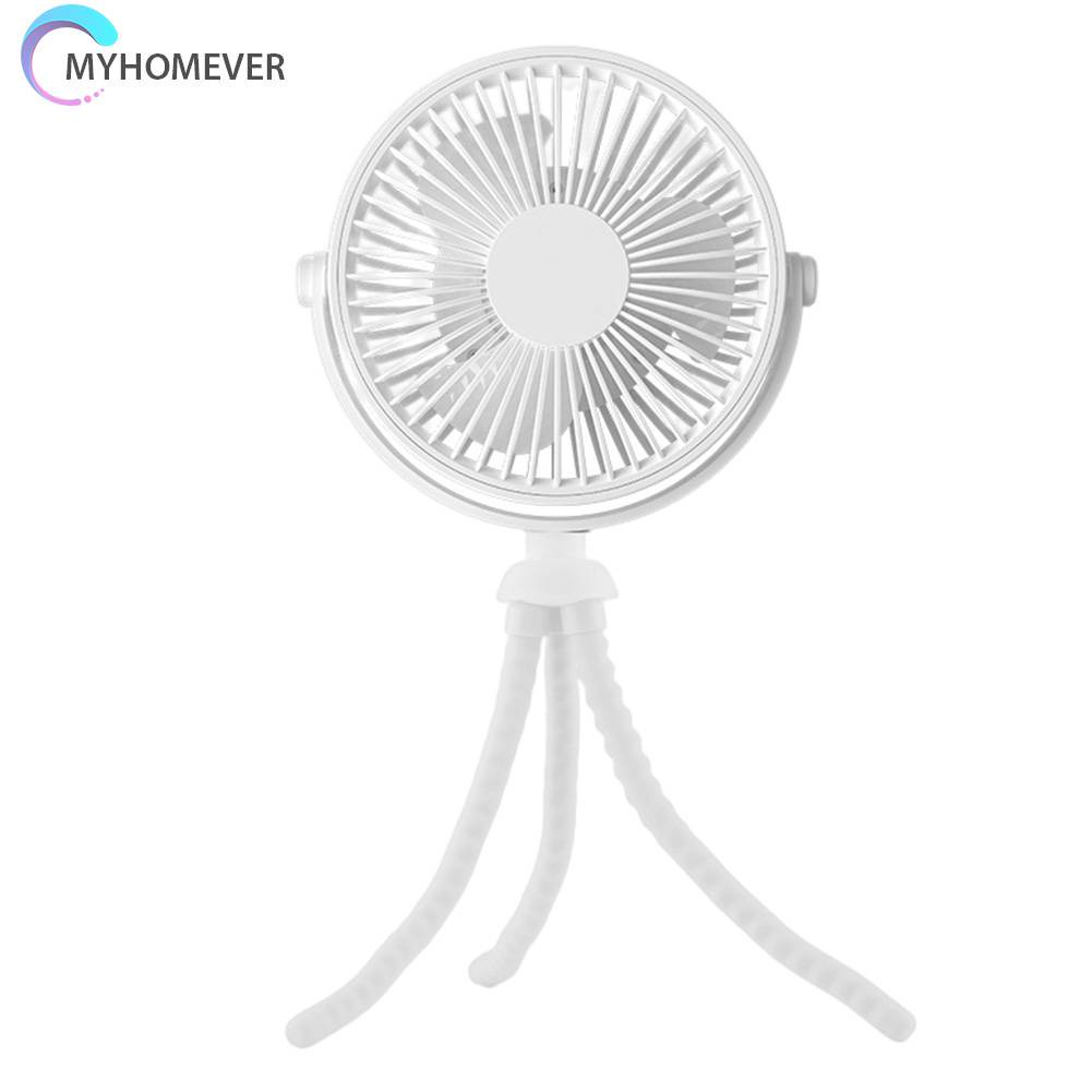 Quạt Mini Cầm Tay 3 Tốc Độ Không Ồn Hình Bạch Tuộc Sáng Tạo