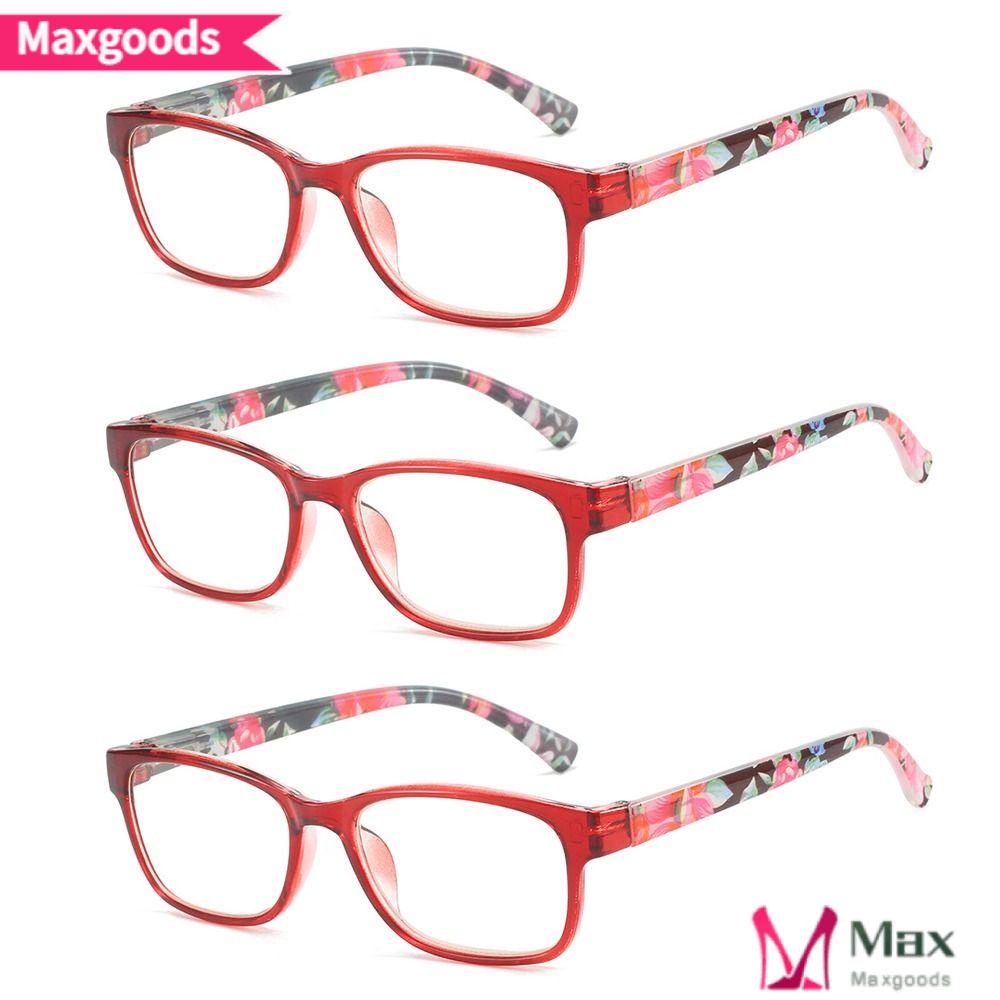 MAXG Kính Đọc Sách Gọng Siêu Nhẹ Phong Cách Vintage Thanh Lịch Thời Trang