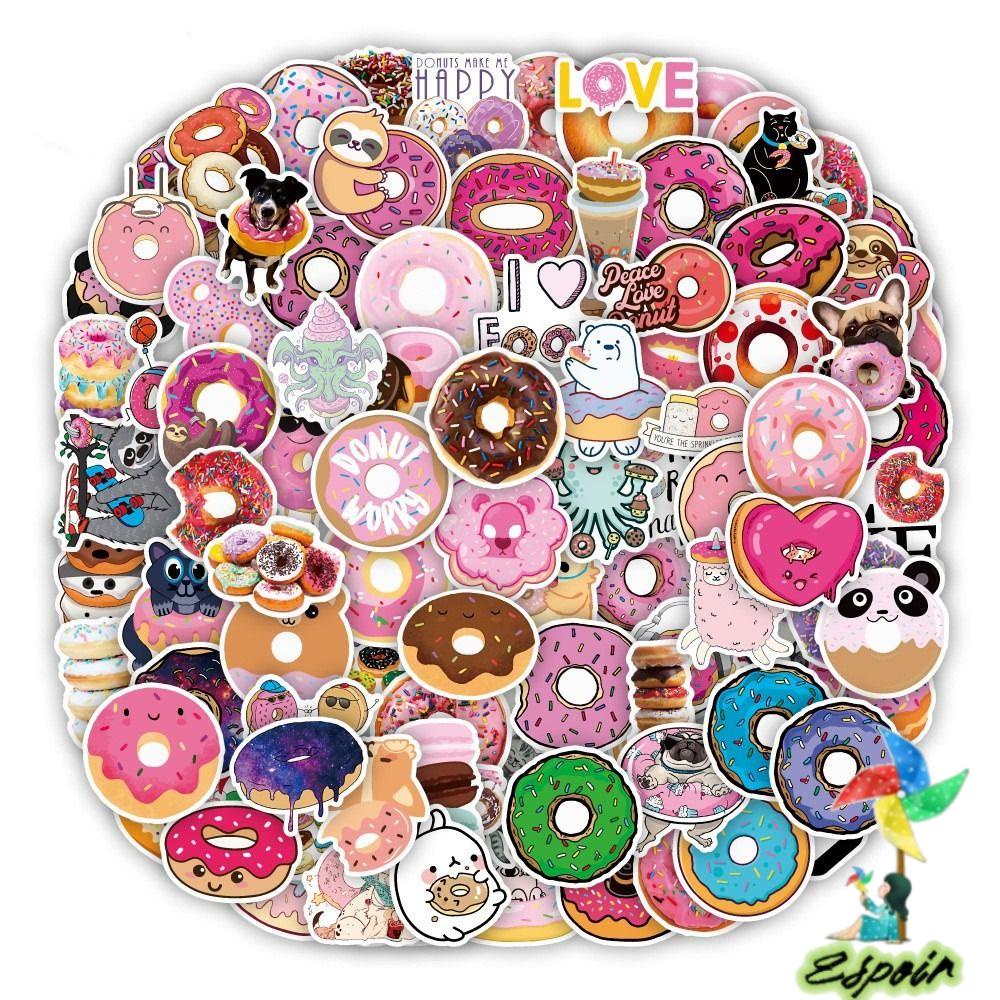 ESPO Miếng Dán Trang Trí Laptop / Hành Lý / Xe Đạp Bằng PVC Chống Thấm Nước Nhiều Màu Độc Đáo DIY