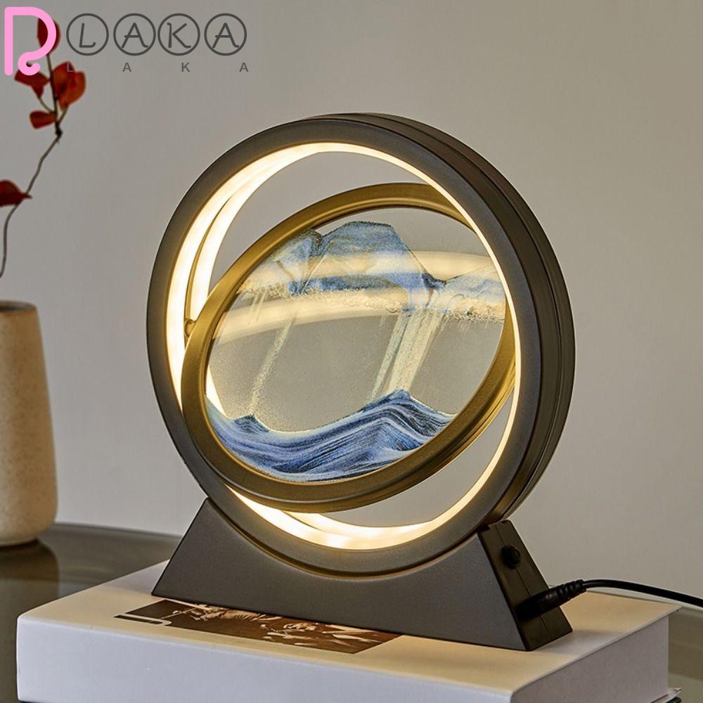 LAKAMIER Đèn Ngủ Kiểu Cát Chảy Dùng Trang Trí Nhà Cửa