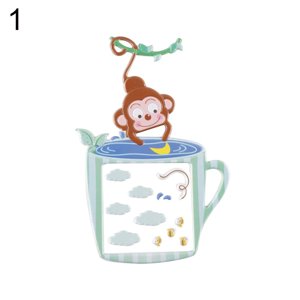 Miếng Dán Trang Trí Công Tắc Đèn Hình Khỉ Hoạt Hình Đáng Yêu