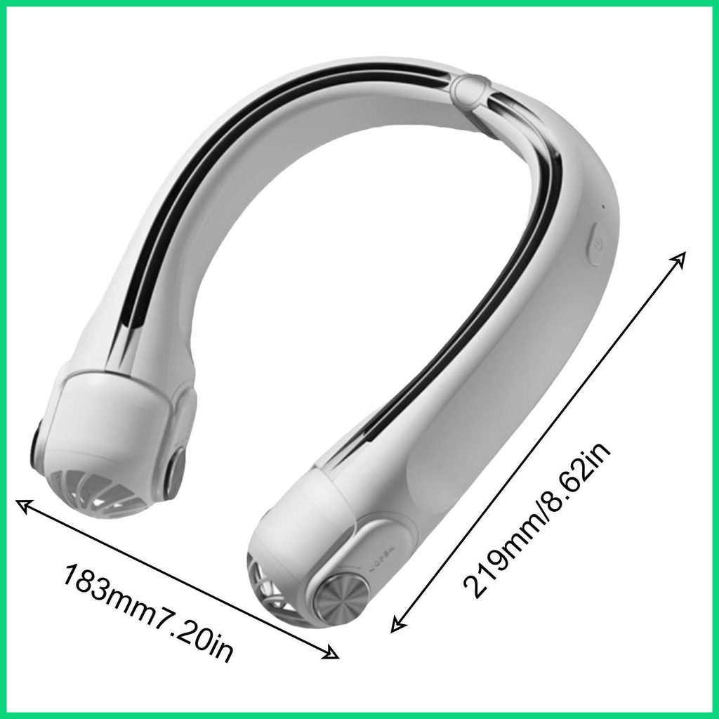 Quạt Đeo Cổ Không Cánh Có Thể Điều Chỉnh Tốc Độ Gió jiwvn Jwvn