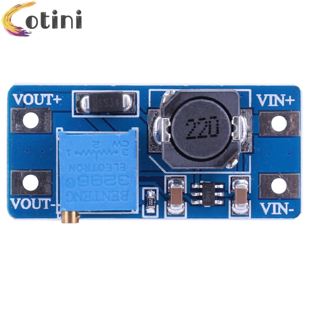 Mô Đun Tăng Áp MT3608 DC-DC Từ 2A Max 2V-24V Lên 5 / 9 / 12 / 28V