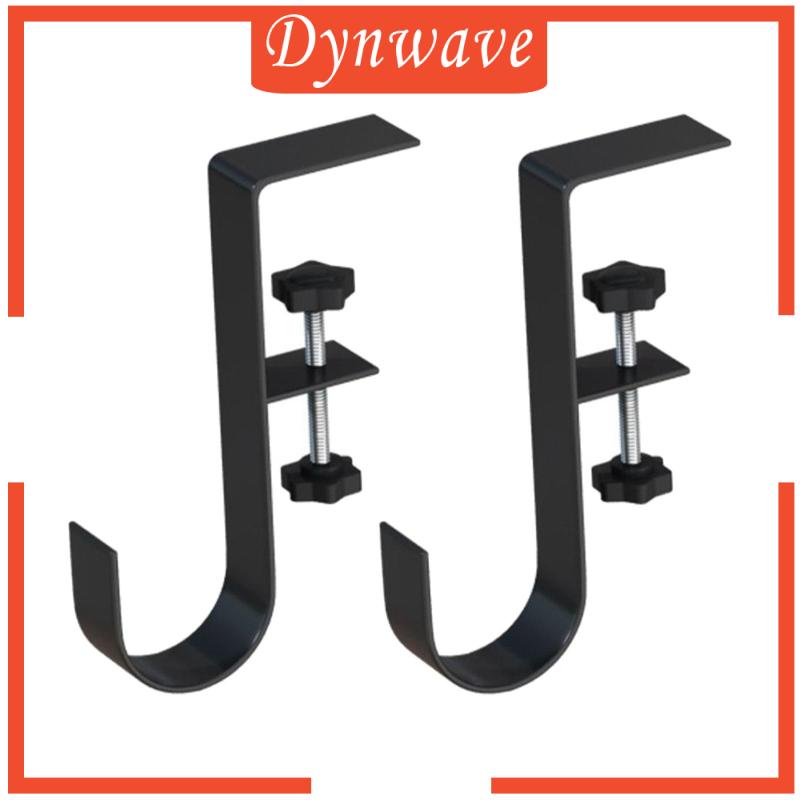 Set 2 Giá Đỡ Móc Treo Đồ Dùng Gắn Cạnh Bàn Tùy Chỉnh Độ Cao Tiện Dụng Cho Văn Phòng / Phòng Ngủ / Nhà Bếp