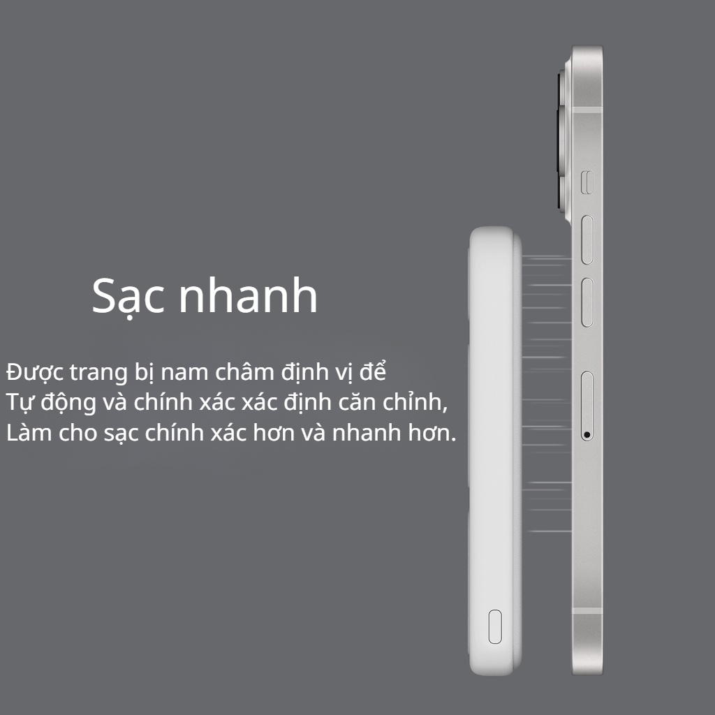 Sạc Dự Phòng Không Dây Orsen EW56 MagCharge 7000mAh | Túi Pin Sạc Dự Phòng USB Loại C 100% Chất Lượng Cao