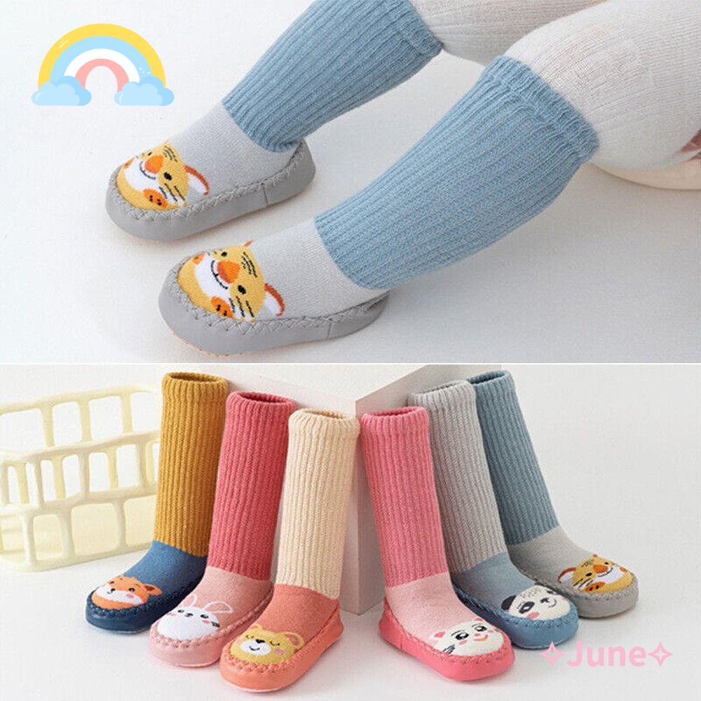 JUNE 1 Đôi Vớ Chống Trượt Hình Hoạt Hình Cho Bé