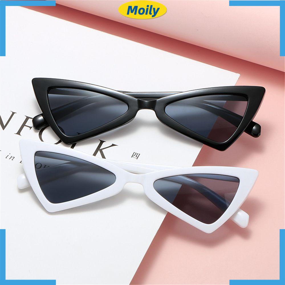 MOILYVN Kính Mát Gọng Tam Giác Nhỏ Cho Nữ