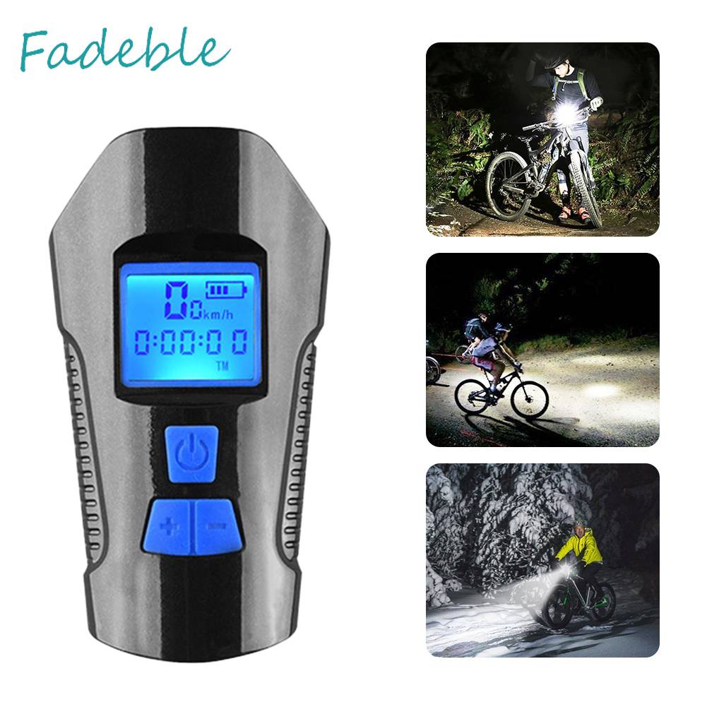 Đèn Pha Xe Đạp Chống Nước Có Thể Sạc Lại Bằng Cổng USB