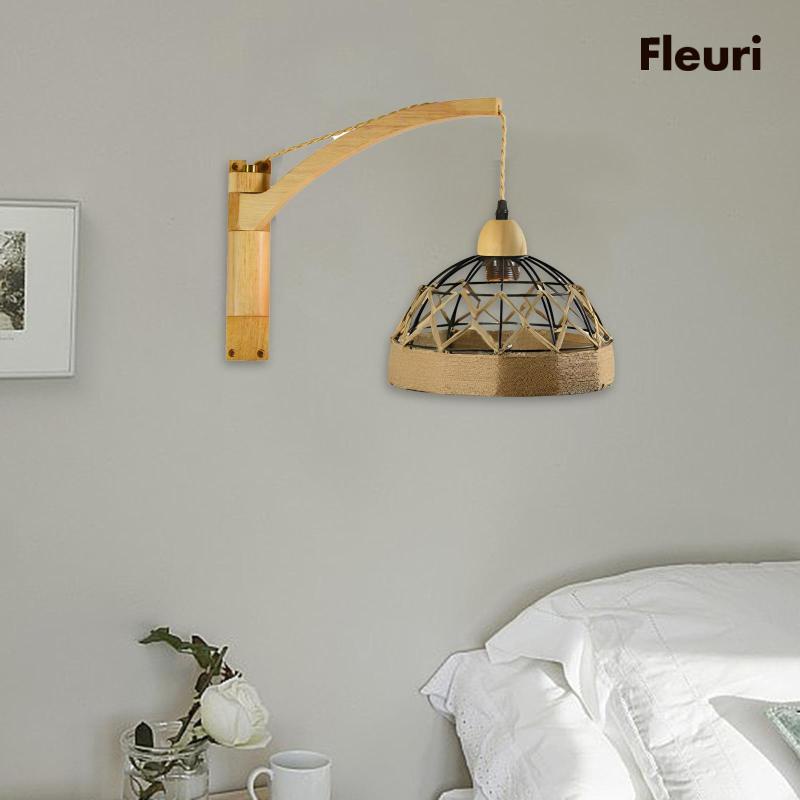 Đèn Treo Tường Đan Tay Phong Cách Vintage Trang Trí Nội Thất