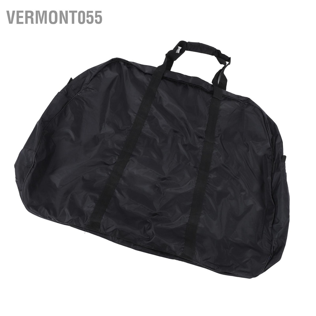 Vermont055 Bánh Xe Đạp Túi Nylon Đen Dày Di Động Gói Nĩa Khung Bảo Vệ Cho Đường Núi