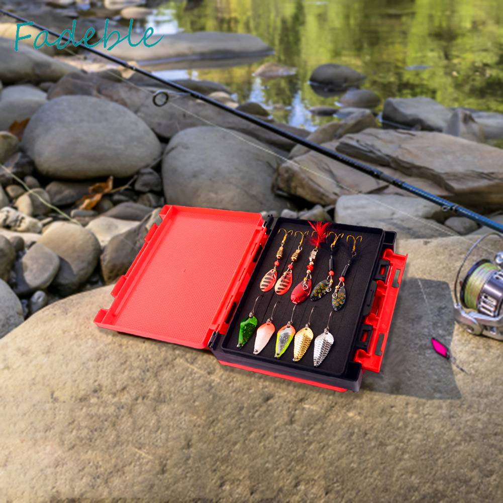Hộp Đựng Dụng Cụ Câu Cá Hai Mặt Chống Thấm Nước Tiện Dụng