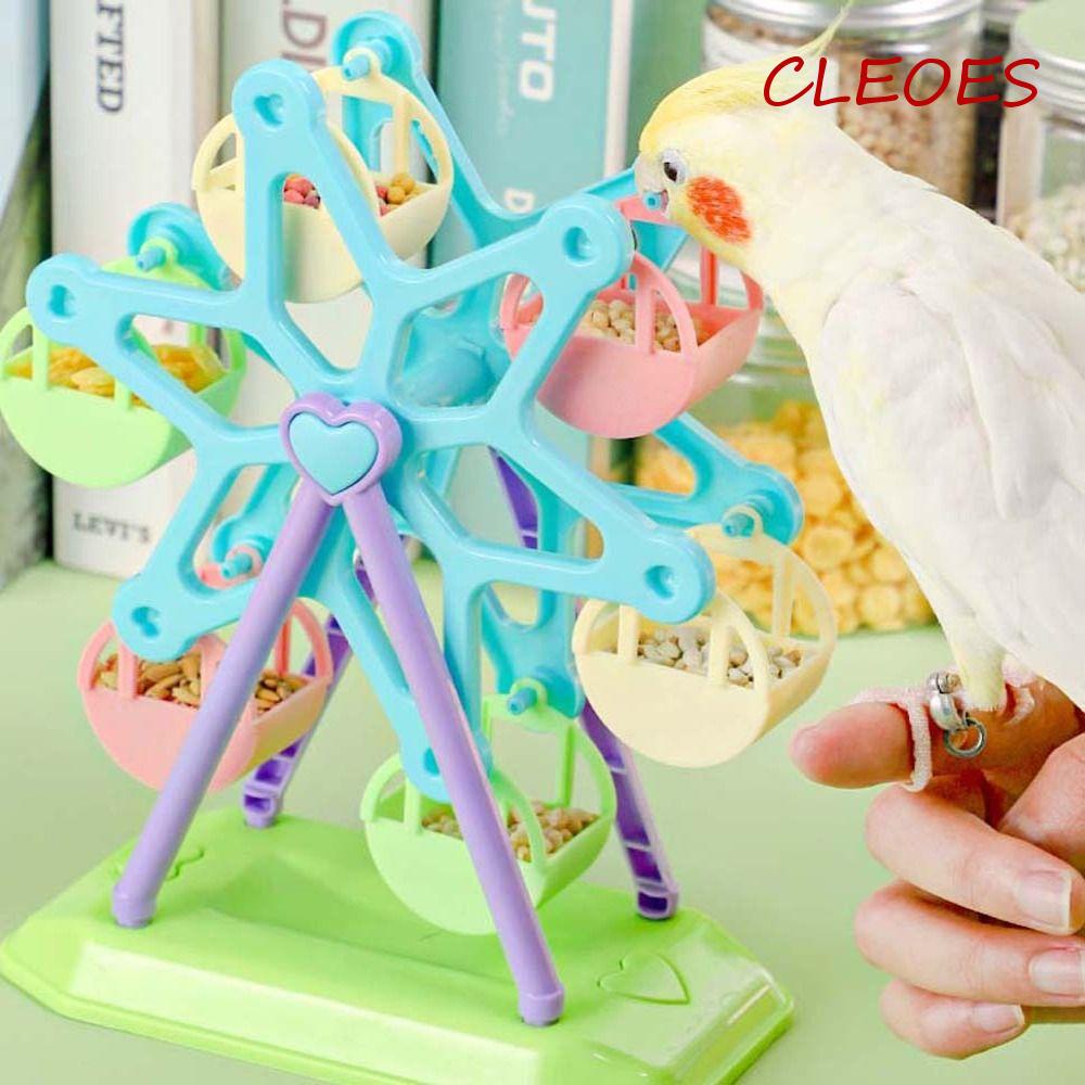CLEOES Đồ Chơi Cho Chim Ăn Hình Cối Xay Gió Nhiều Màu Sắc
