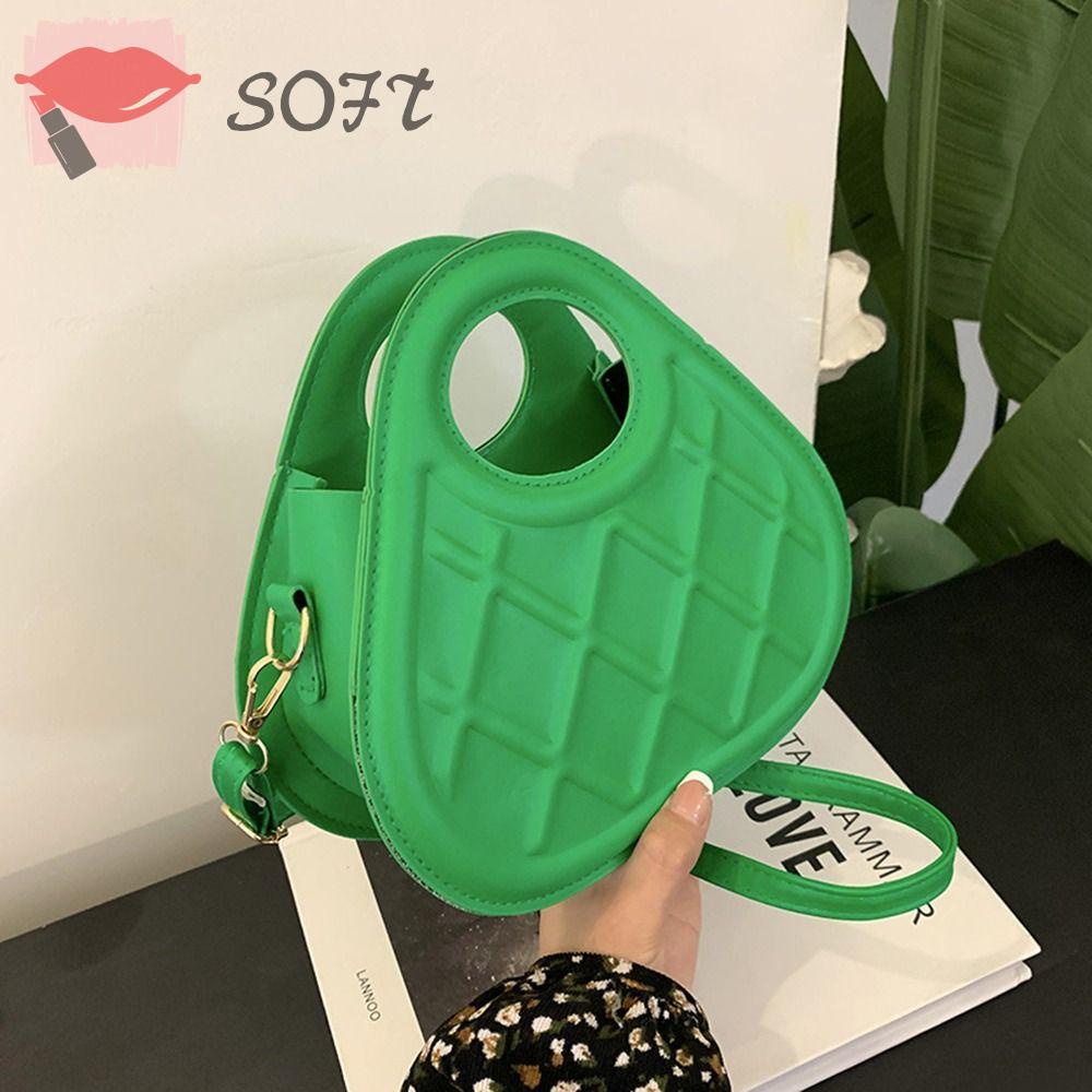 SOFTNESS Túi Tote Đeo Vai / Xách Tay Bằng Da PU Gọn Nhẹ Sức Chứa Lớn Cho Nữ