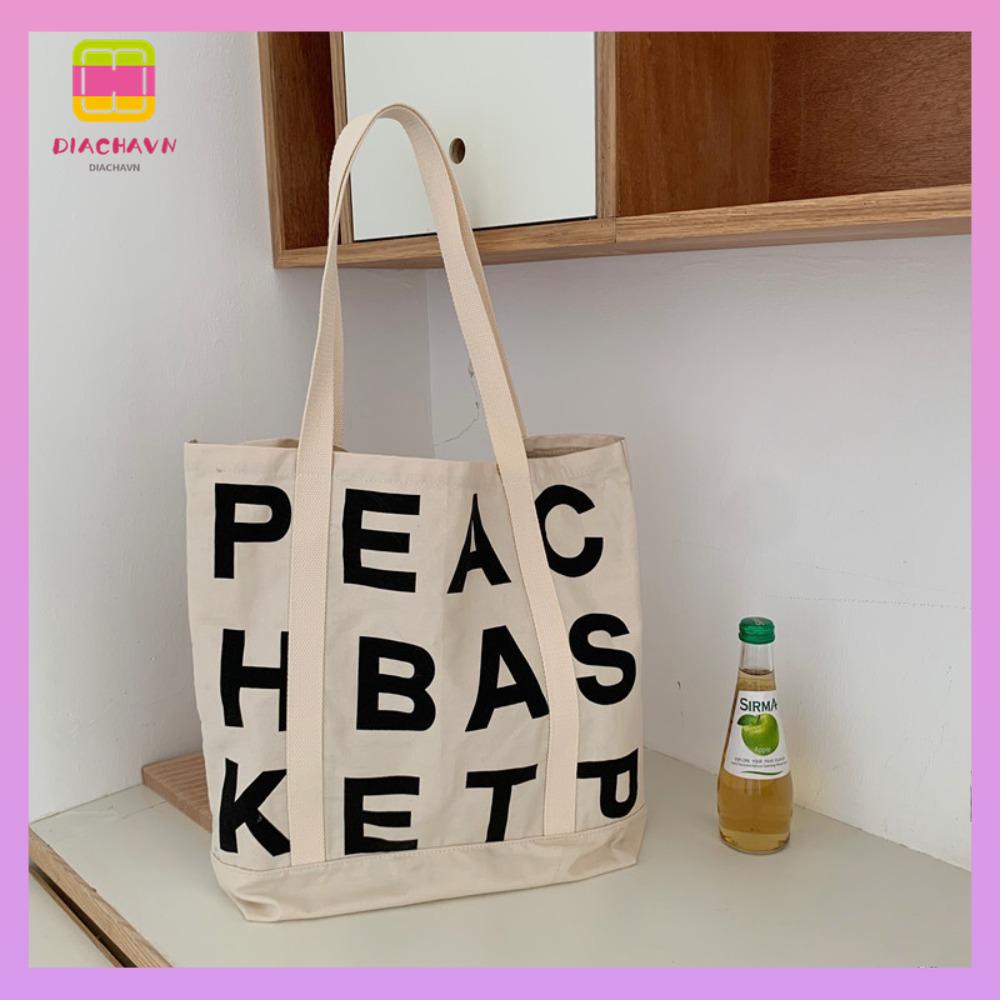 DIACHAVN Túi Xách Du Lịch Họa Tiết Hoạt Hình Phong Cách Harajuku