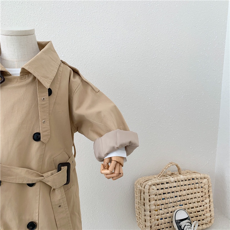 Hàng Mới Về  Áo Khoác Gió Dáng Dài Phong Cách Hàn Quốc Thời Trang Mùa Thu 2023 Mới Cho Bé Trai Và Bé Gái