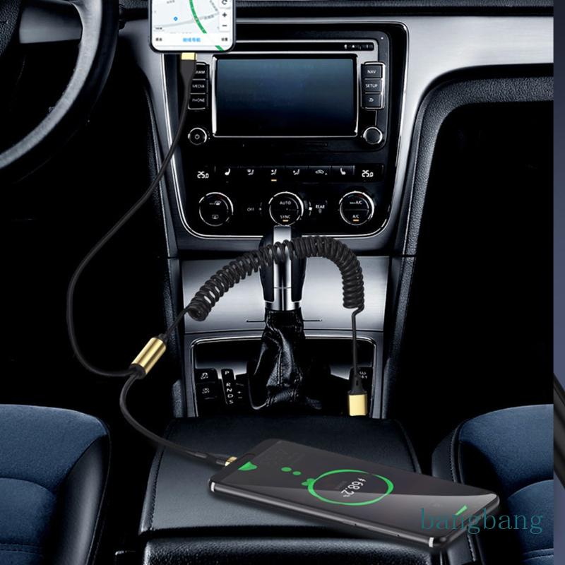 Dây Cáp Sạc Nhanh USB Type C 2 Trong 1 Đa Năng Cho Xe Hơi S9 S8 Note 8