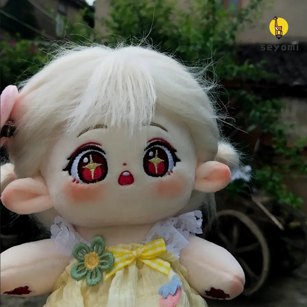 Búp Bê Nhồi Bông Hình Nhân Vật Hoạt Hình Genshin Va Chạm Klee Plushie Dễ Thương 20cm