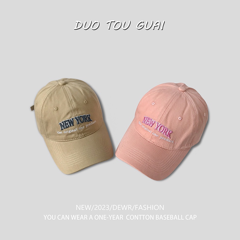 Mũ Lưỡi Trai Chống Nắng Mềm Mại Phong Cách Retro Mỹ Thời Trang Mùa Hè 2023