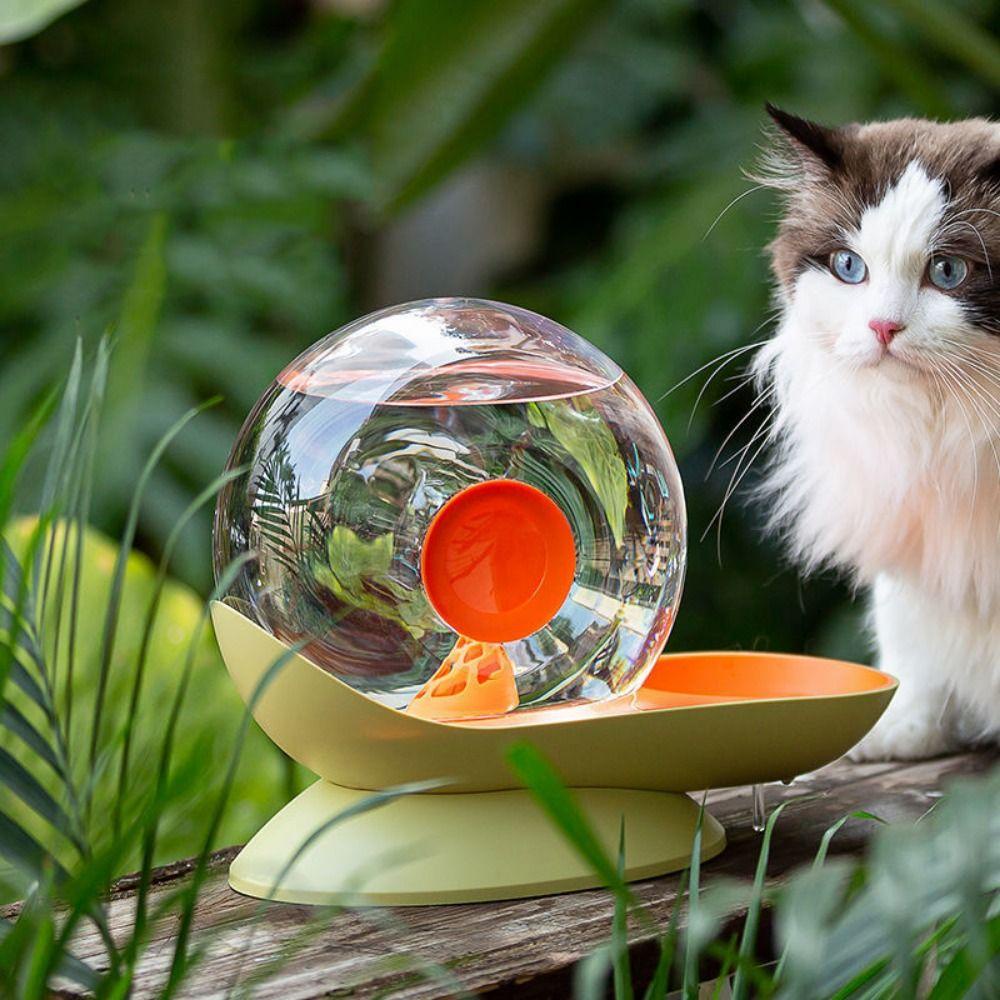 YIYU Bát Uống Nước Tự Động Chống Tràn Hình Ốc Sên Bằng Nhựa 2.8L Cho Thỏ