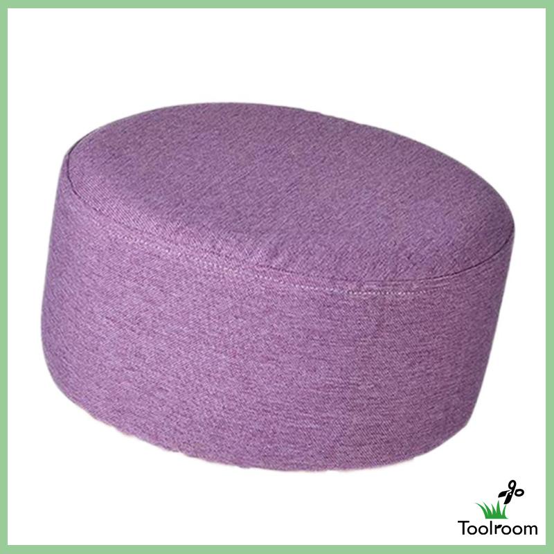 Vỏ Bọc Ghế Sofa Mini Bằng Vải Lanh Hình Tròn Chống Trượt