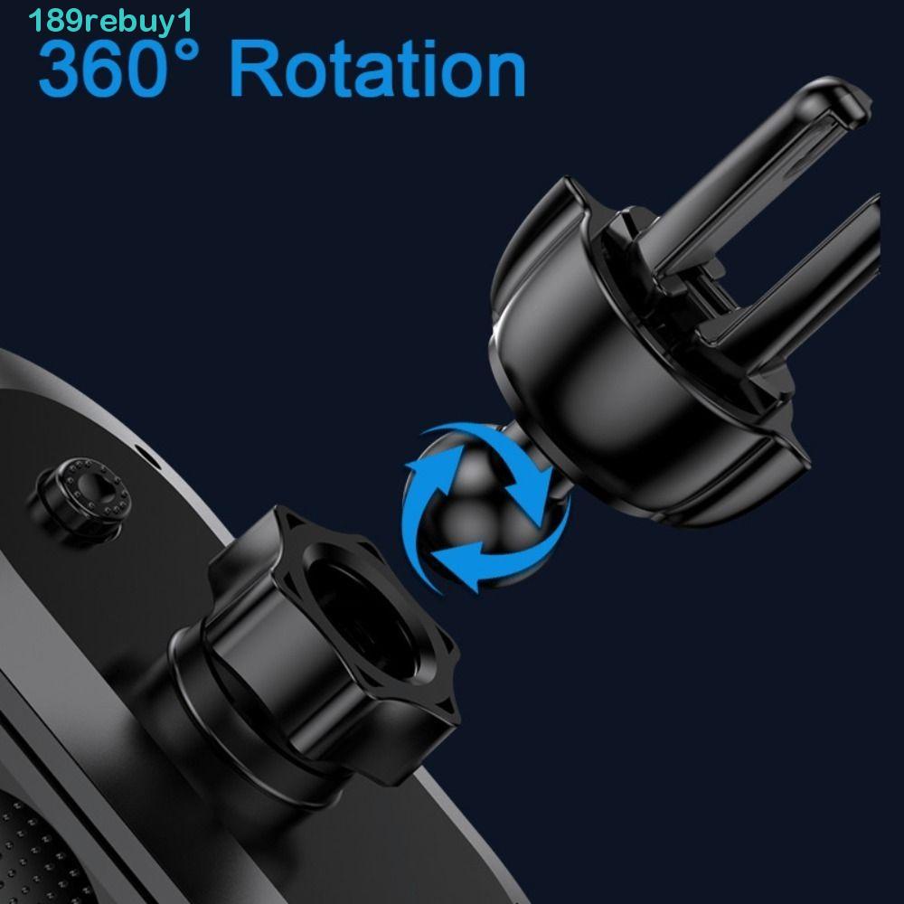 REBUY1 Đệm Silicone Mềm Điều Chỉnh Được 360 Độ Chống Trượt Gắn Lỗ Thông Gió Xe Hơi° Giá Đỡ Điện Thoại Có Thể Xoay Tiện Dụng Cho Xe Hơi