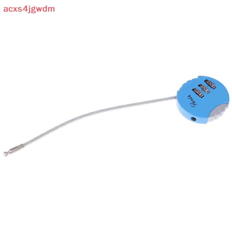1 chiếc 3.7*9cm mini 3 chữ số kết hợp vali hành lý du lịch mã khóa ổ khóa mới