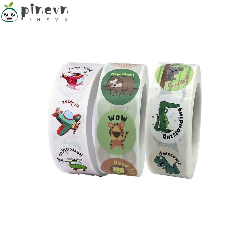 PINEVN Cuộn 1500 Miếng Dán Khen Thưởng Cho Giáo Viên