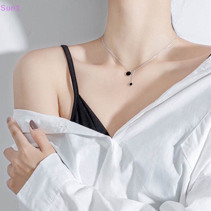 Sun1 > Y2k Vòng cổ Xương Cá Dạng Chuỗi Hình Học Tua Rua Khí Chất Thời Trang Dự Tiệc Cho Nữ