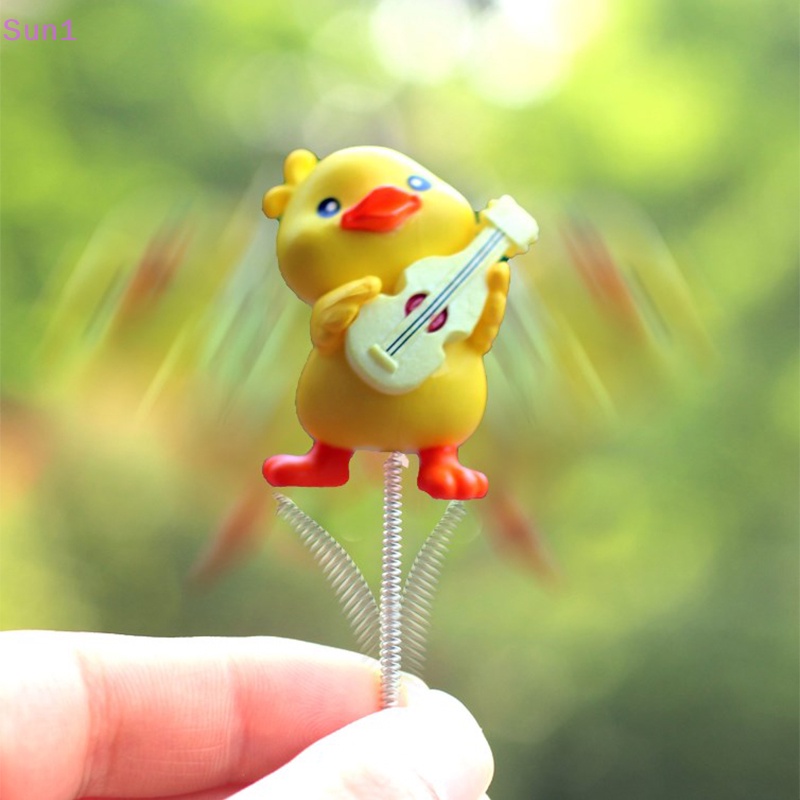 Phụ Kiện Trang Trí Bảng Điều Khiển Xe Hơi Hình Chú Vịt Vàng Lắc Đầu Mini Dễ Thương Sun1 >