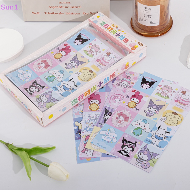 Bộ 4 Tấm Sticker Dán Trang Trí Dễ Thương Cho Trẻ Em Sun1 &gt;
